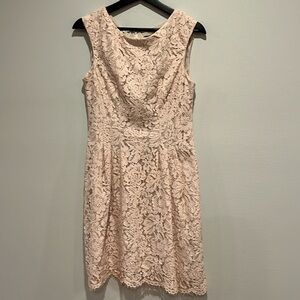 Vince Camuto Women’s Lace Sleeveless Eyelit Soring Midi Dress Sz 8